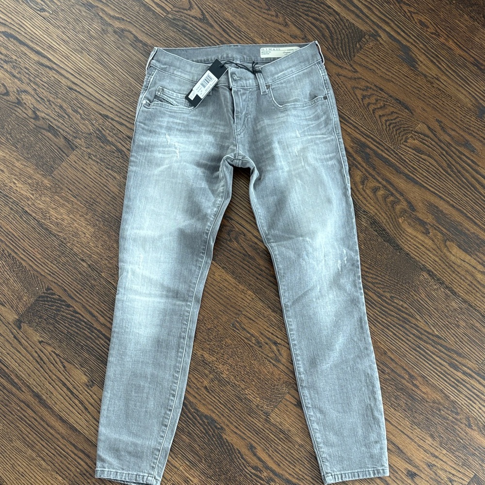 Diesel Women's Light Gray Skinny Jeans